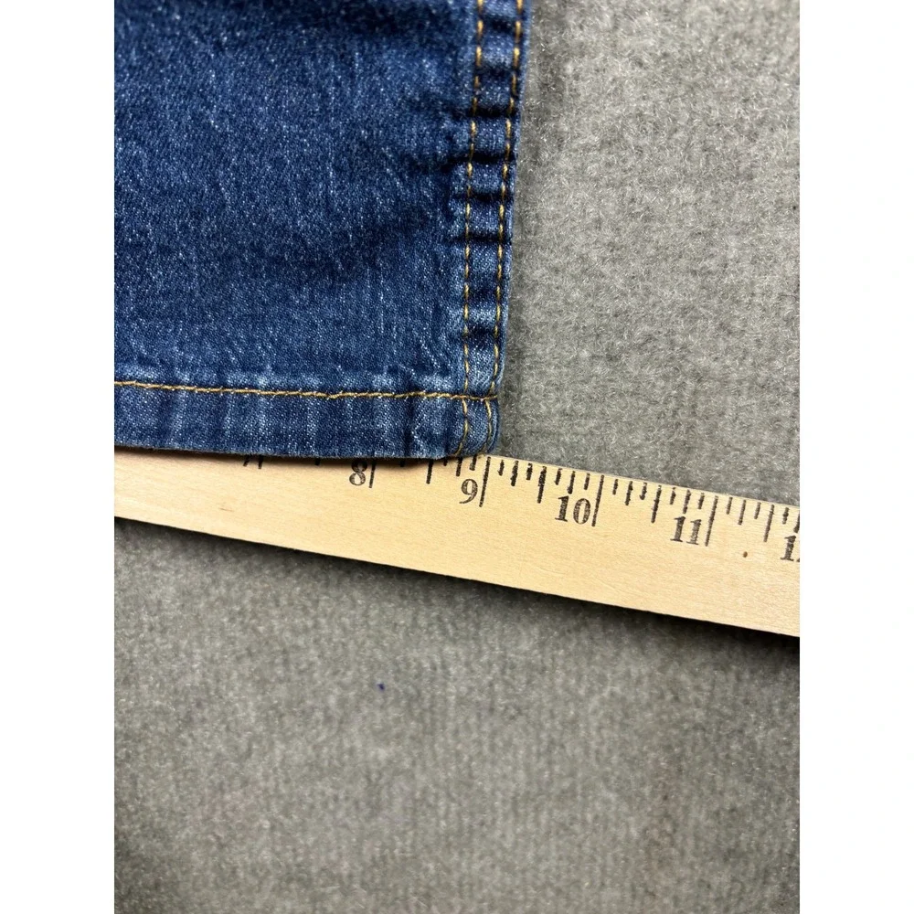 Levis 527 Slim Bootcut Jeans Medium Wash Denim 34x32 Blue Mens